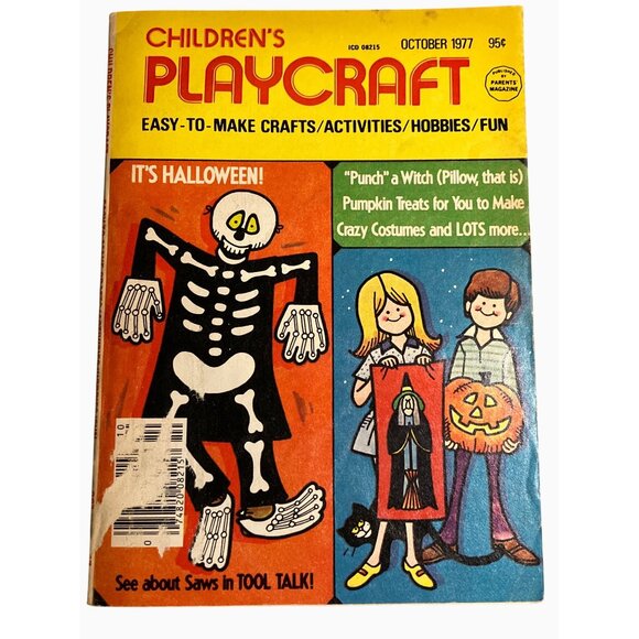 Vintage Oct0ber 1977 Childrens Playcraft Magazine - Picture 3 of 15